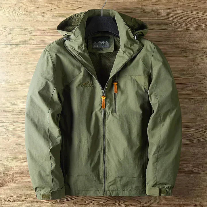 Hochwertige wasserdichte und atmungsaktive Outdoorjacke für Männer