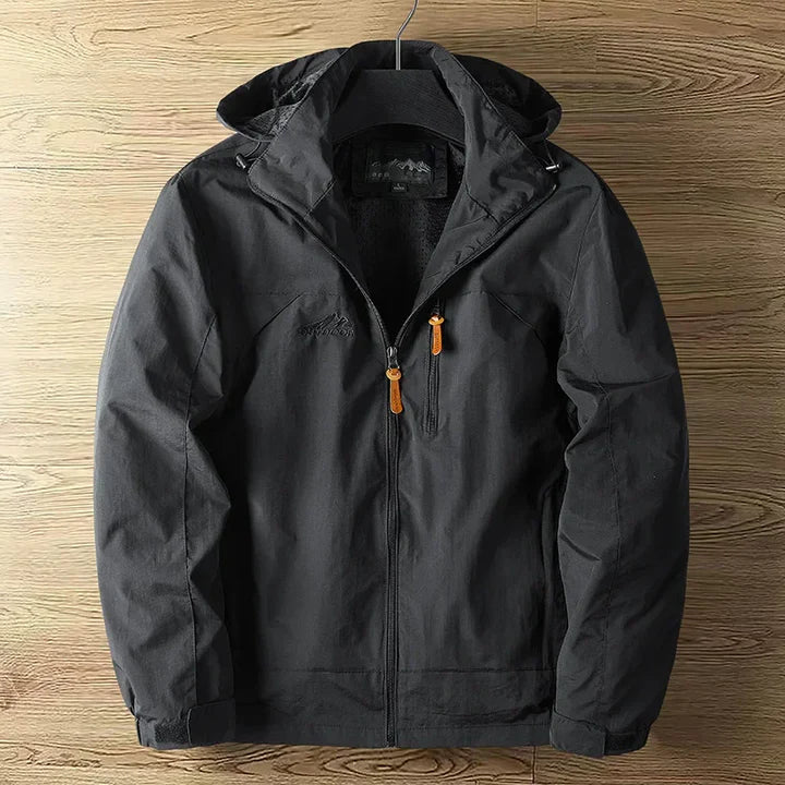 Hochwertige wasserdichte und atmungsaktive Outdoorjacke für Männer