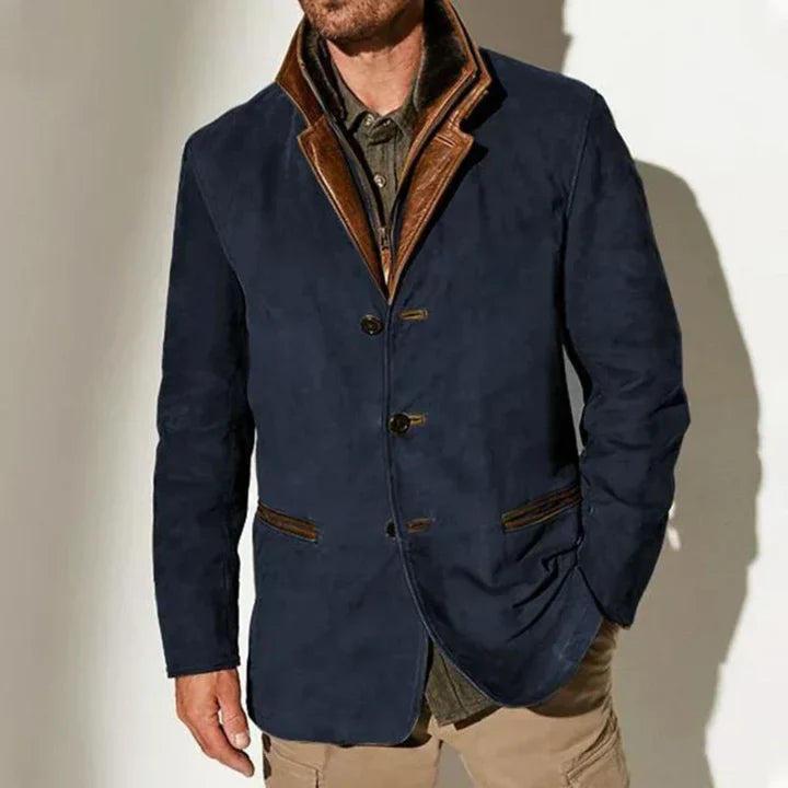 Klassische Vintage-Herrenjacke – Stilvolle Eleganz trifft modernen Komfort