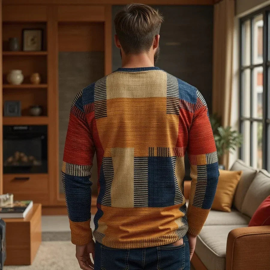 Klassischer eleganter Pullover für stilbewusste Herren