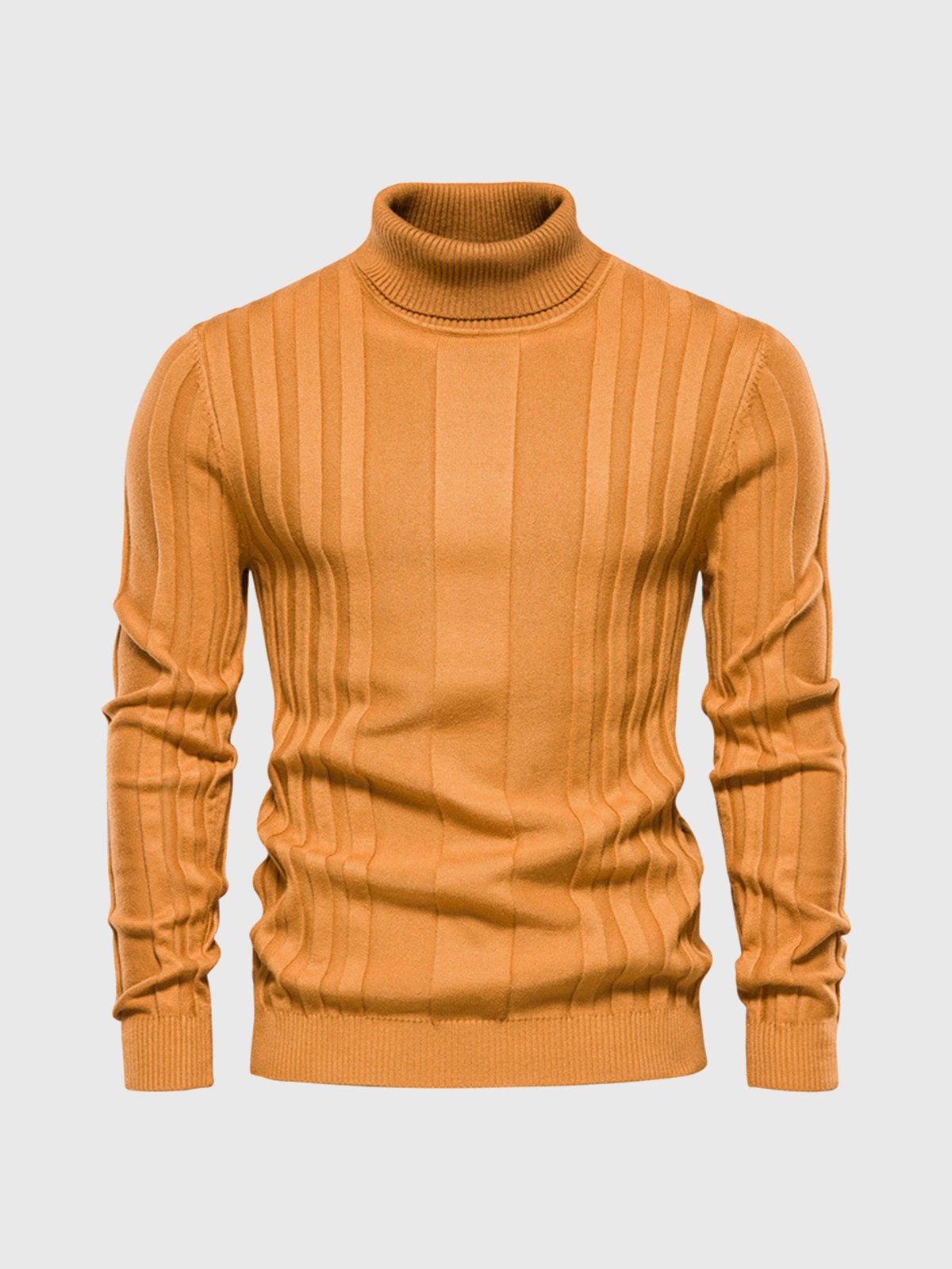 Klassischer Rollkragenpullover mit Streifen für Herren