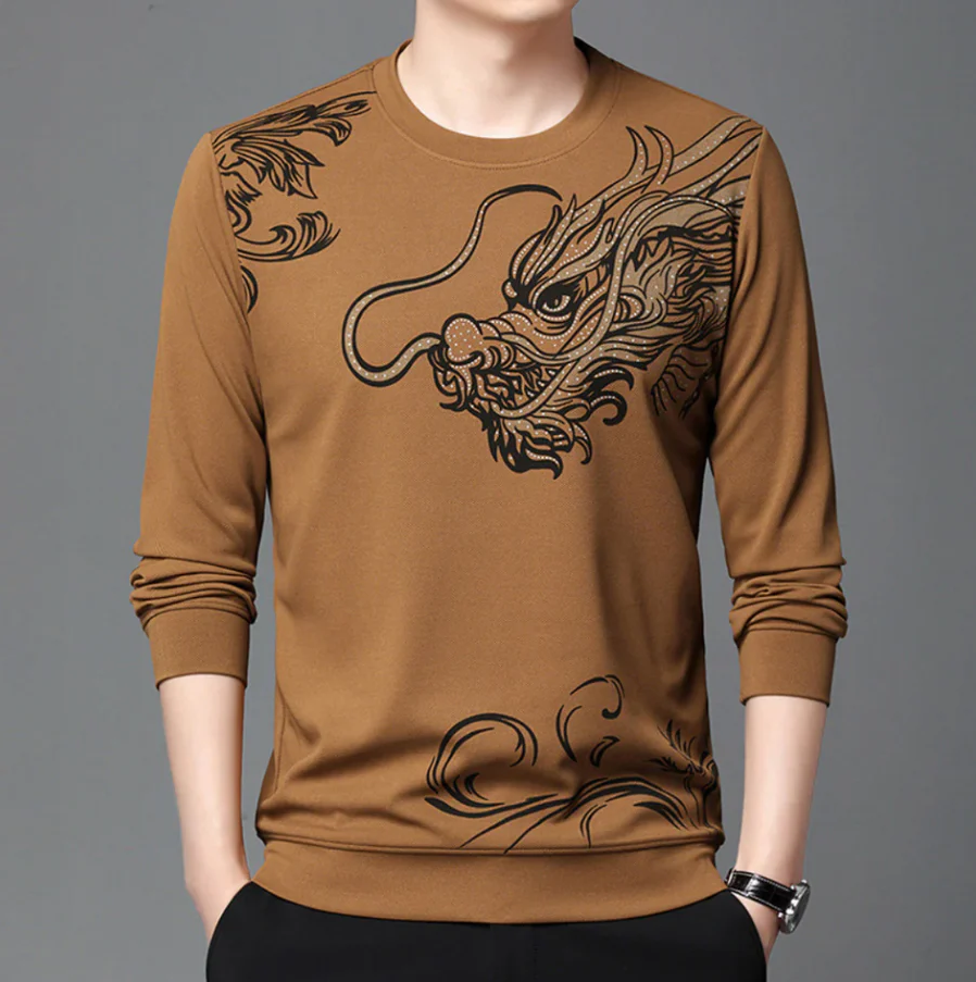 Kuscheliges Rundhals-Sweatshirt für Herren – Bequem und stylisch!
