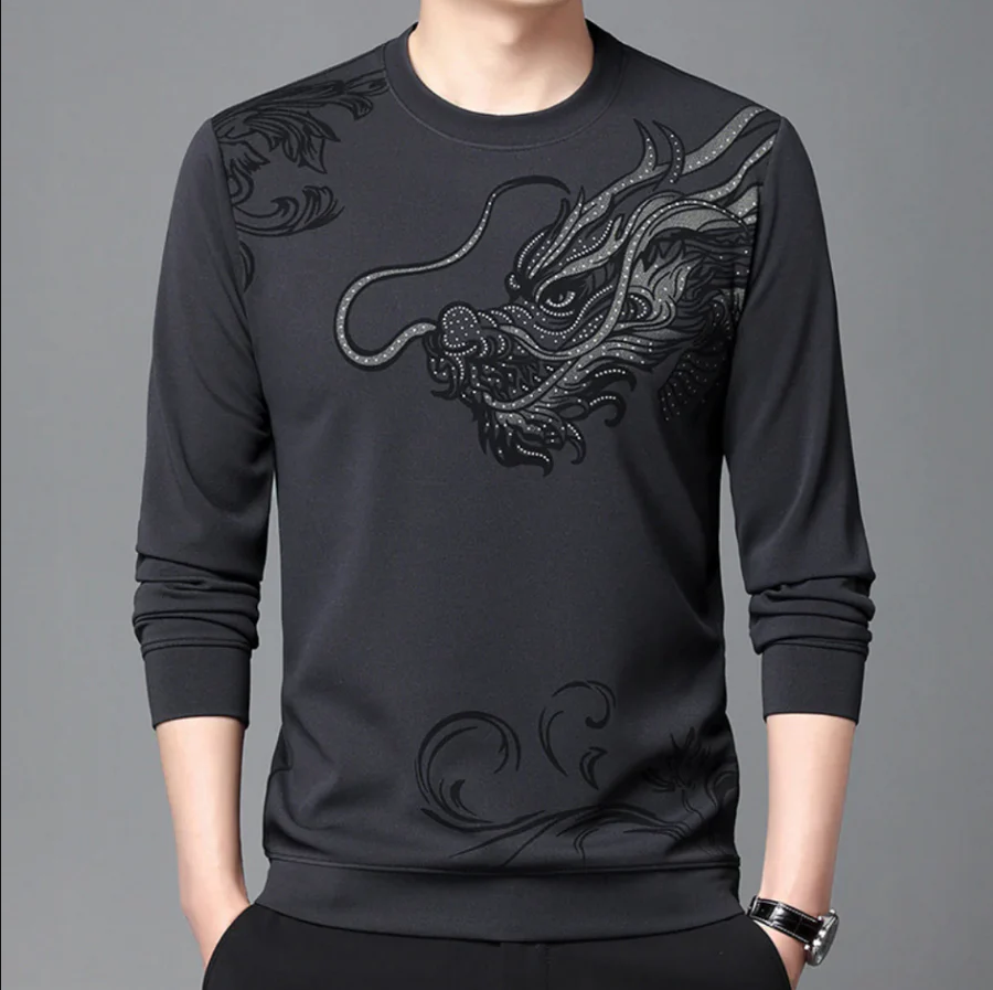 Kuscheliges Rundhals-Sweatshirt für Herren – Bequem und stylisch!