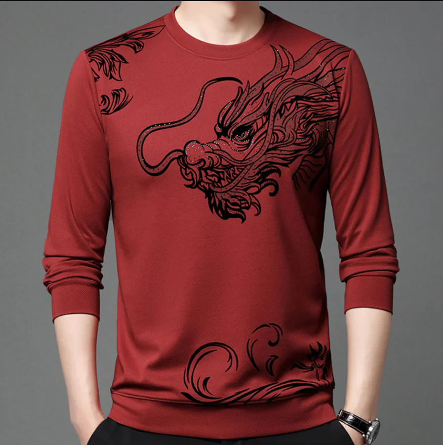 Kuscheliges Rundhals-Sweatshirt für Herren – Bequem und stylisch!