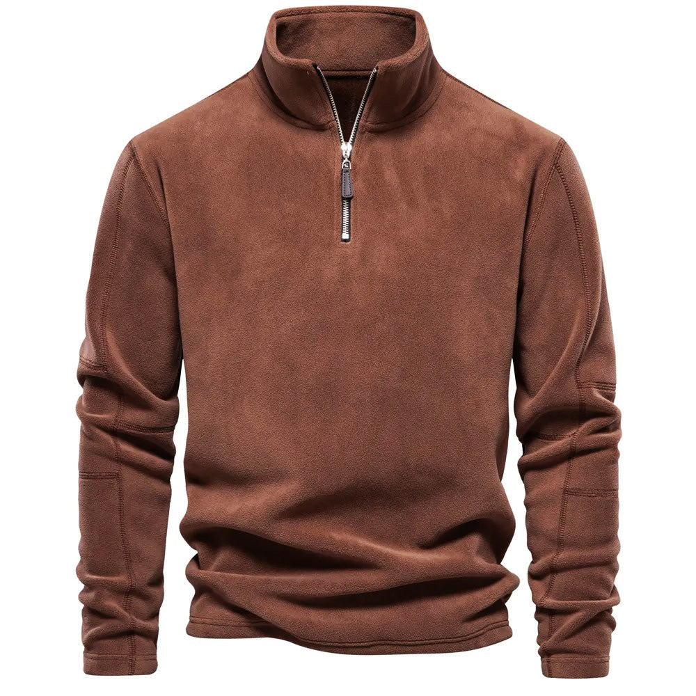 Kuschelwarmer Fleecepullover für kalte Tage