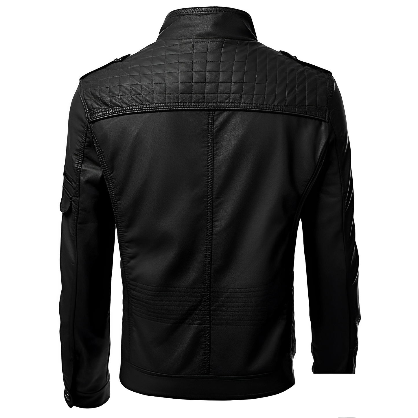 Luxuriöse Lederjacke für zeitlosen Stil und Komfort