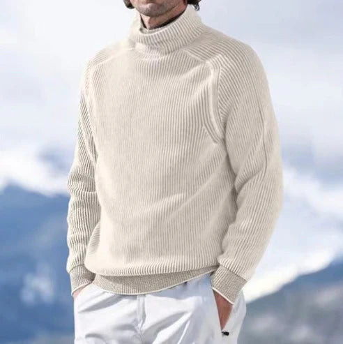 Luxuriöser Kaschmir-Rollkragenpullover für stilbewusste Herren