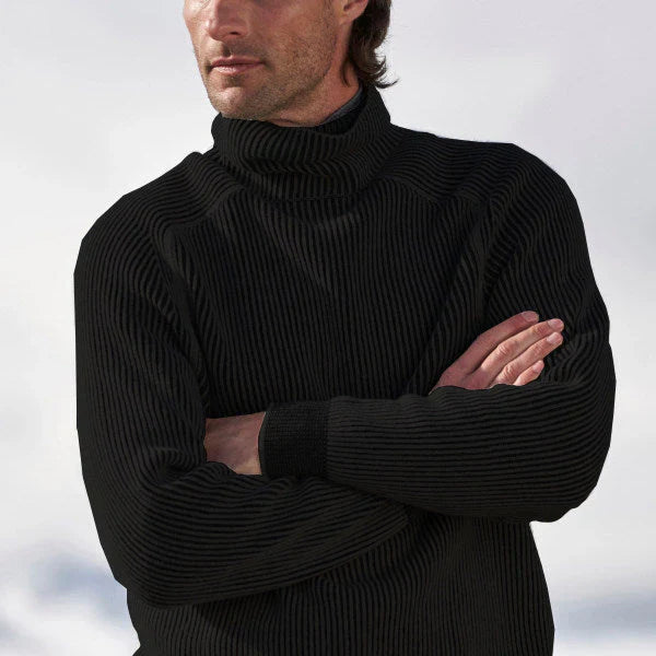 Luxuriöser Kaschmir-Rollkragenpullover für stilbewusste Herren