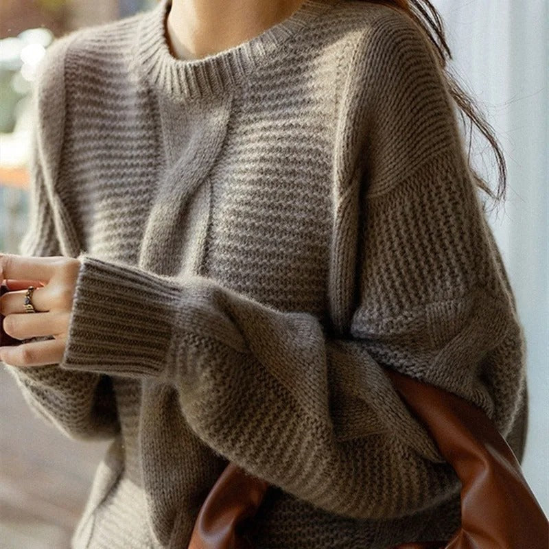 Damen Strickpullover aus Baumwolle – Weich & Bequem