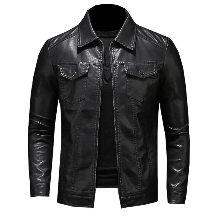Moderne Lederjacke für Herren – Stilvoll und Bequem