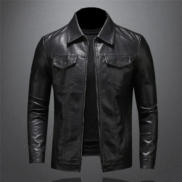 Moderne Lederjacke für Herren – Stilvoll und Bequem