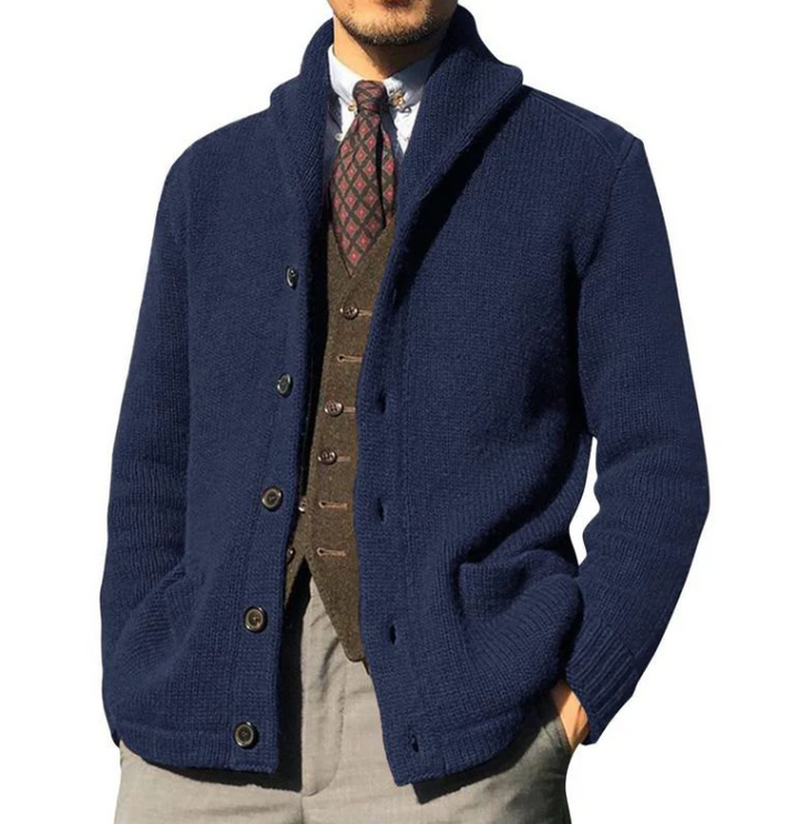 Modische Herren Strickjacke mit Knopfdetails für jeden Anlass