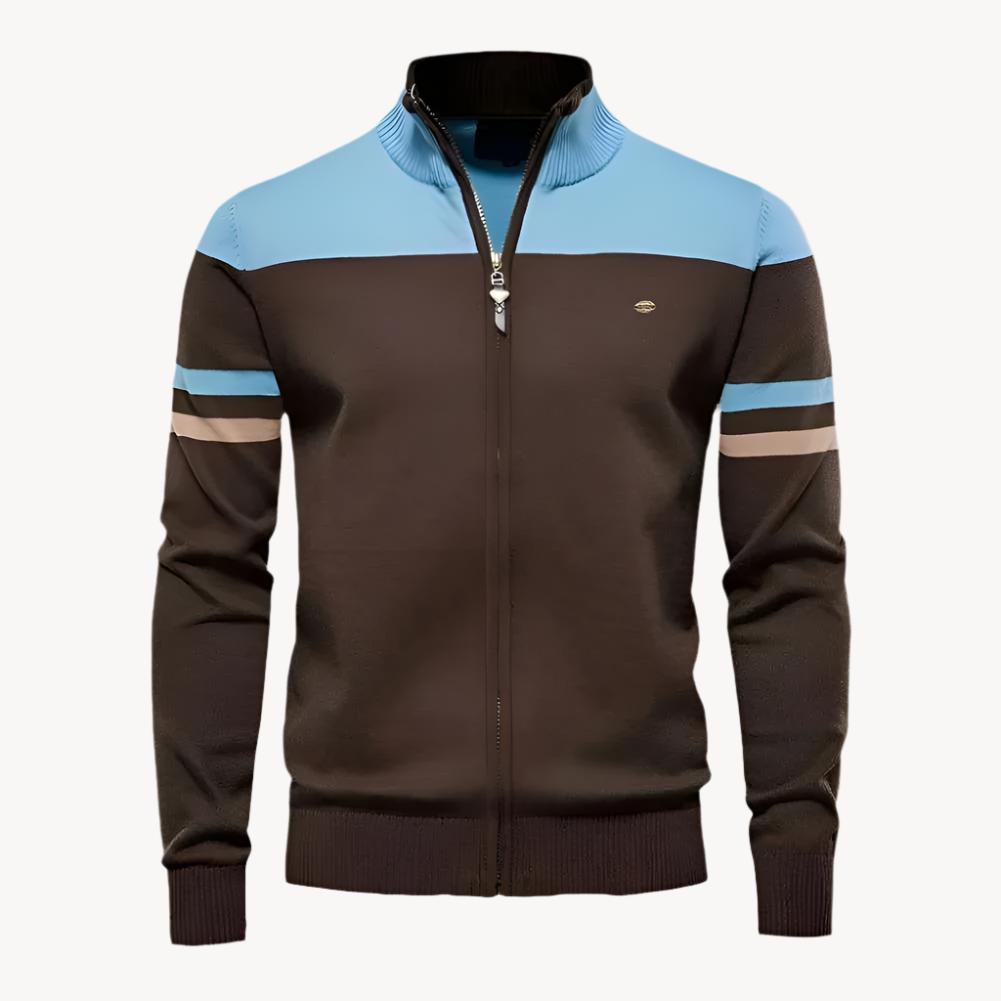 Retro-Streifenjacke für Herren – Stilvoll und Zeitlos