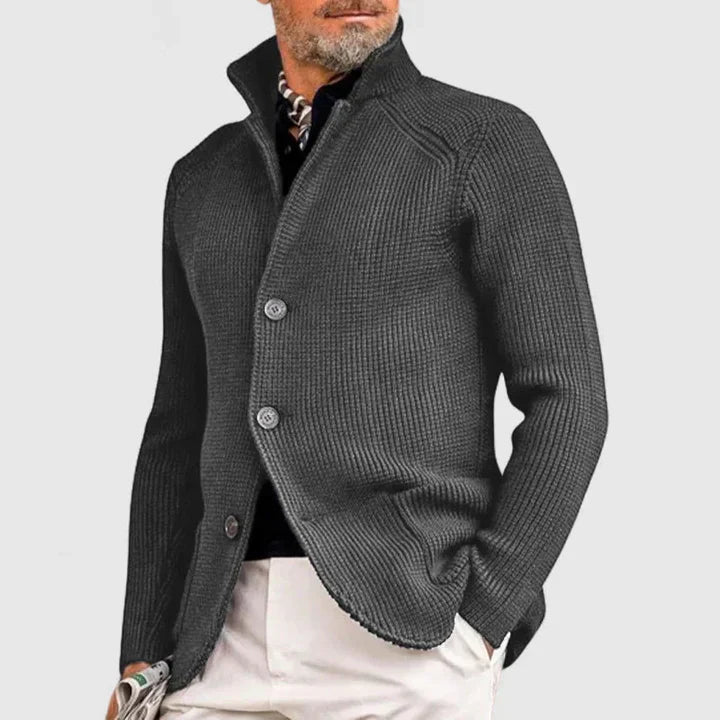 Stilvoller Herren-Cardigan mit Knopfverschluss für jede Gelegenheit
