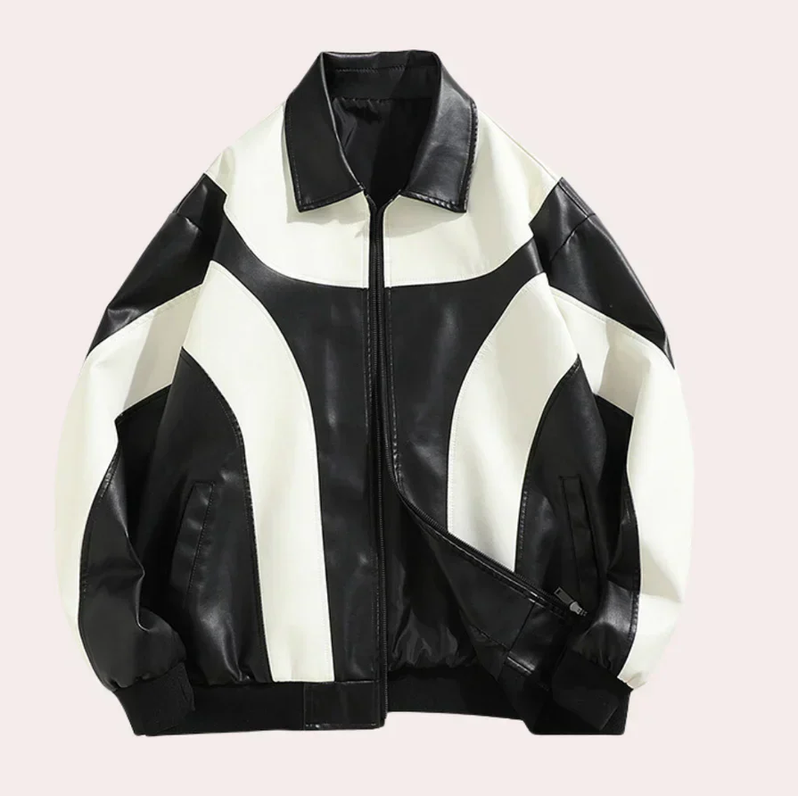 Stylische Herrenjacke mit praktischem Reißverschluss
