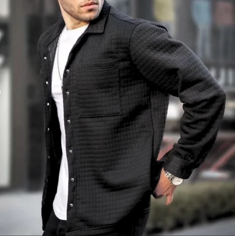 Ultra bequeme Herrenjacke mit weicher Wattierung
