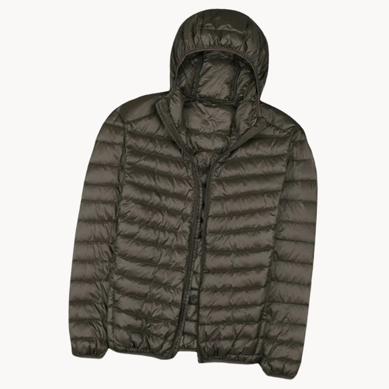 Ultraleichte Herrenjacke mit Kapuze – Stilvoller Komfort für jeden Anlass