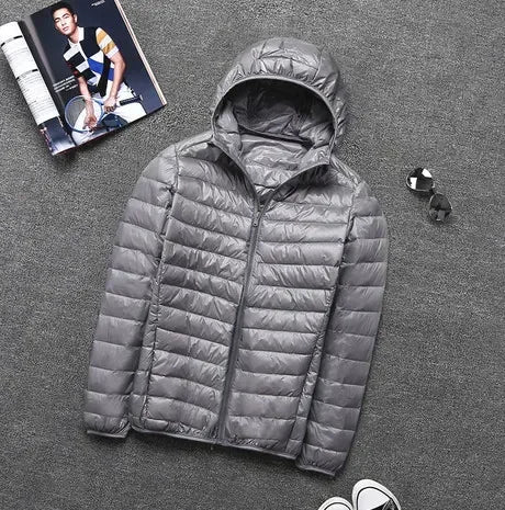 Ultraleichte Herrenjacke mit Kapuze – Stilvoller Komfort für jeden Anlass