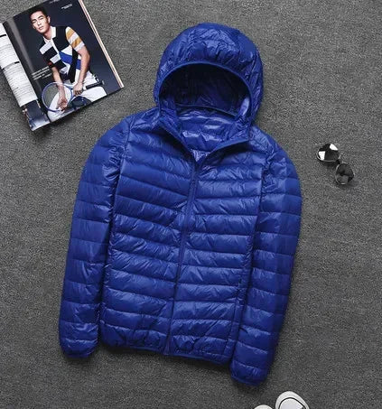 Ultraleichte Herrenjacke mit Kapuze – Stilvoller Komfort für jeden Anlass