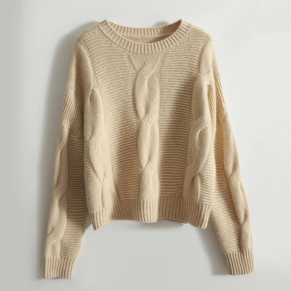 Damen Strickpullover aus Baumwolle – Weich & Bequem