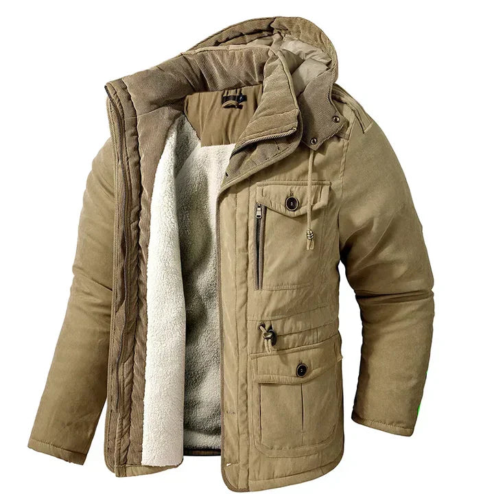 Vielseitige Winterjacke für Herren mit isolierendem Innenfutter und modernem Schnitt