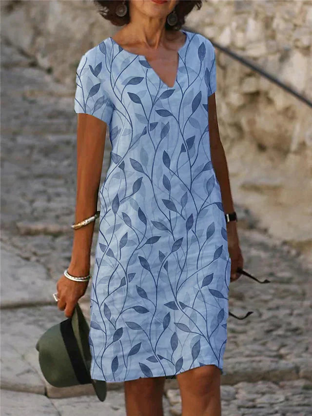 Yvonne | Fließendes Damen-Midikleid mit elegantem Schnitt und luftigem Tragegefühl