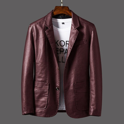 Stylische lederjacke für herren