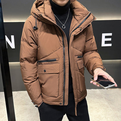 Stylische Plus-Size Daunenjacke im modernen Hongkong-Stil