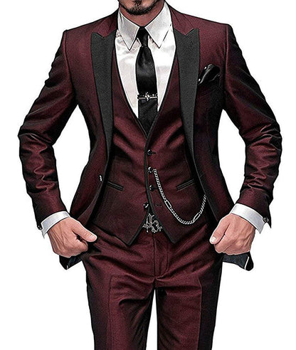Alexander | Herren-Dreiteiler mit modernem Schnitt – elegant, vielseitig und stilvoll