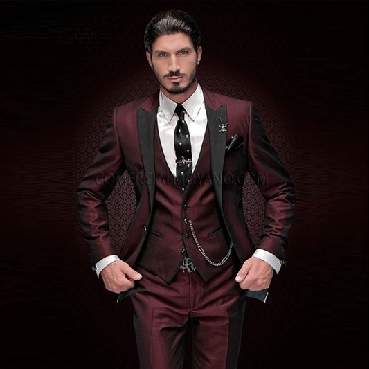 Alexander | Herren-Dreiteiler mit modernem Schnitt – elegant, vielseitig und stilvoll
