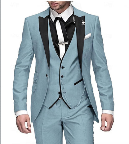 Alexander | Herren-Dreiteiler mit modernem Schnitt – elegant, vielseitig und stilvoll