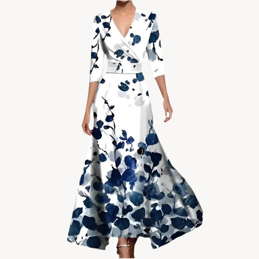 Alma | Elegantes Damenkleid mit raffiniertem Ärmel-Design – Stilvoll, Vielseitig & Bequem