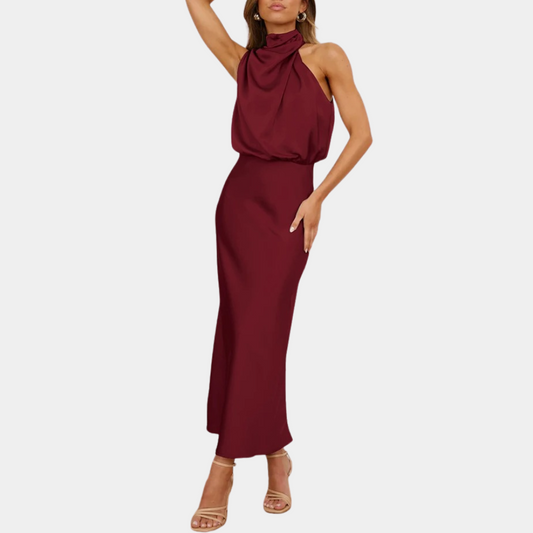 Amara | Damen-Sommerkleid mit klassischem Rundhalsausschnitt – leicht, bequem und stilvoll