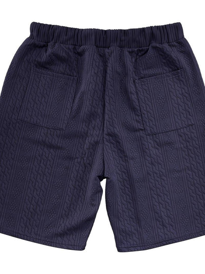 Andrew | Bequemes Strickset mit V-Ausschnitt und passenden Shorts für Herren | Stilvoll, komfortabel & vielseitig