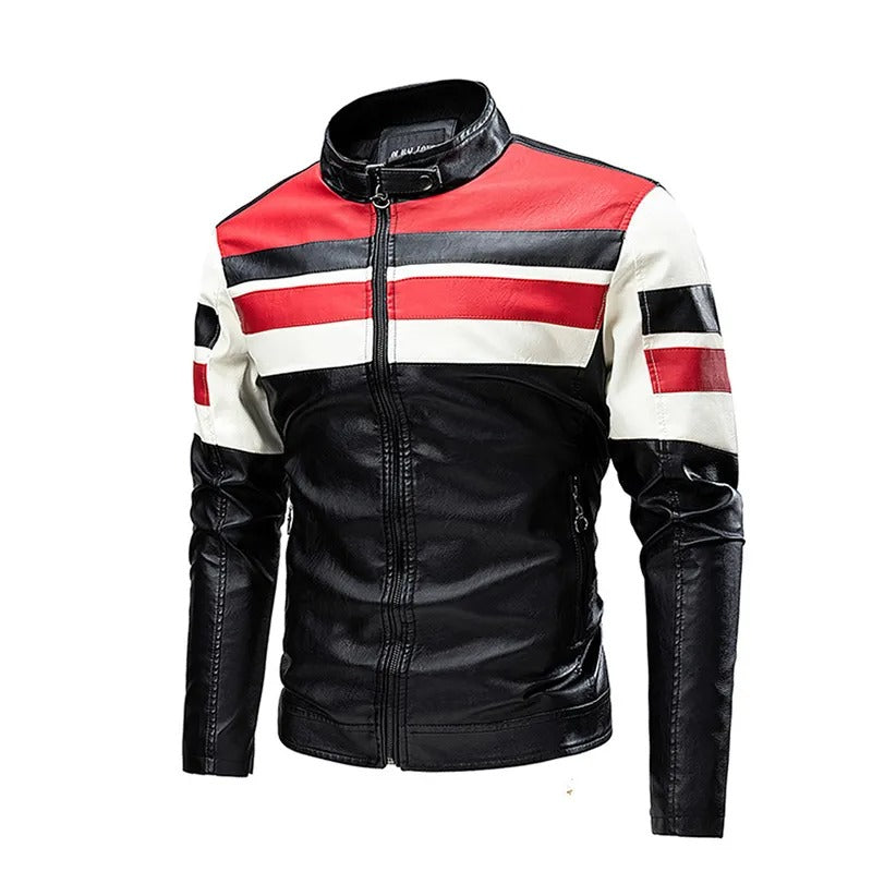 Andy - Motorrad-Lederjacke für Männer