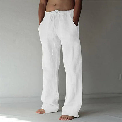 Arthur | Herren-Leinenhose mit weitem Schnitt – Luftig, Bequem & Stilvoll