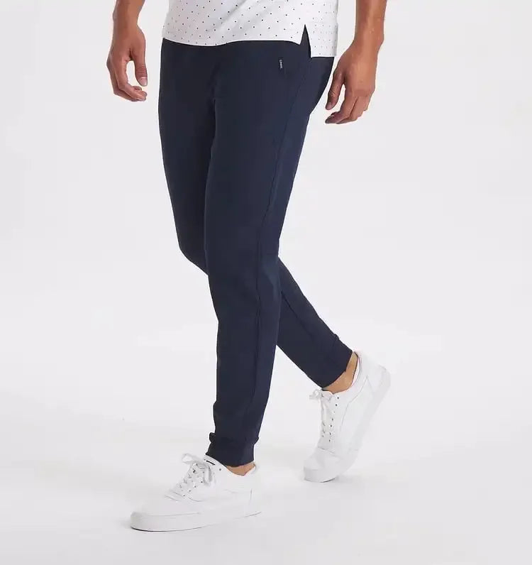 Bassino Herren Stretchhose | Bequeme Freizeithose mit elastischem Bund in vielen Farben