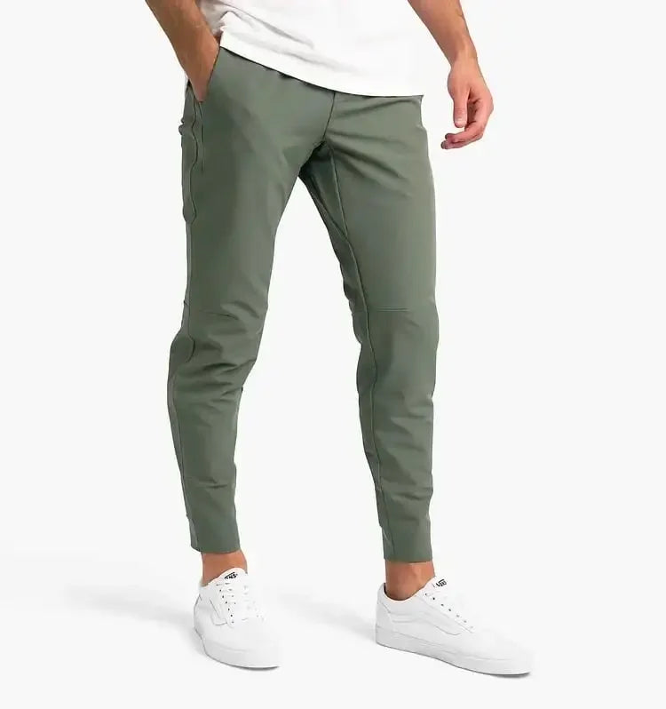 Bassino Herren Stretchhose | Bequeme Freizeithose mit elastischem Bund in vielen Farben