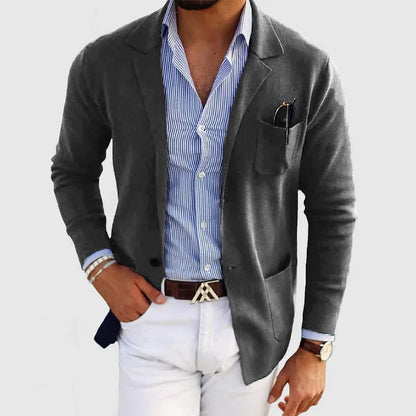 Blazer Herren – Sakko mit Pattentaschen für Business & Freizeit
