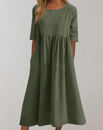 Brisa | Locker sitzendes Damen-Baumwollkleid | Bequem, stilvoll & vielseitig