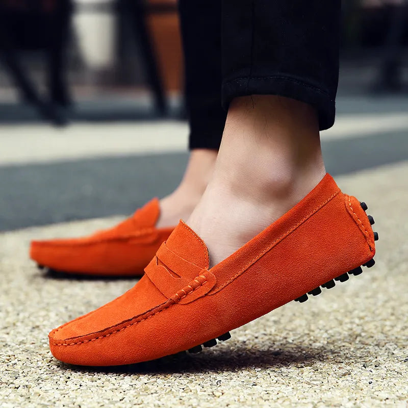 Bullgaris | Luxus-Herrenslipper aus Leder mit stilvollem Design und sommerlichem Komfort