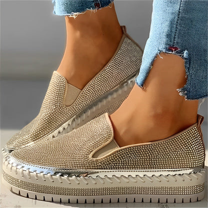 Candy Gem | Glitzernde Diamant-Loafer für Damen | Funkelnd, bequem & vielseitig