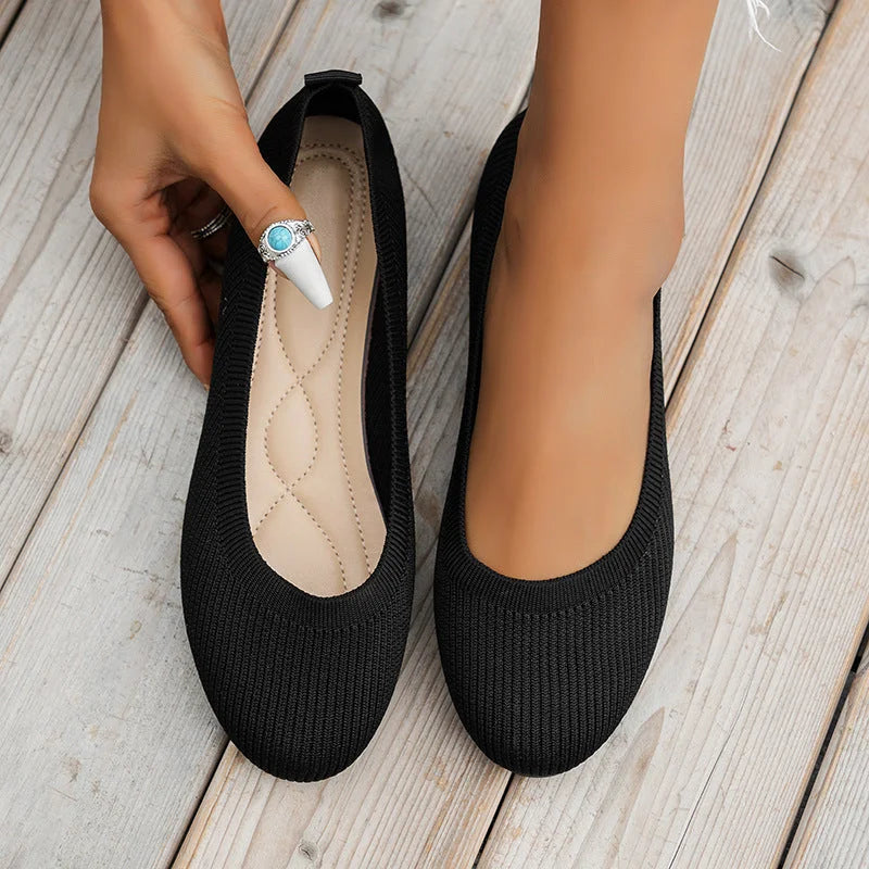 Damen Comfy Pump Schuhe | Anti-Rutsch, Atmungsaktive Komfort-Schuhe