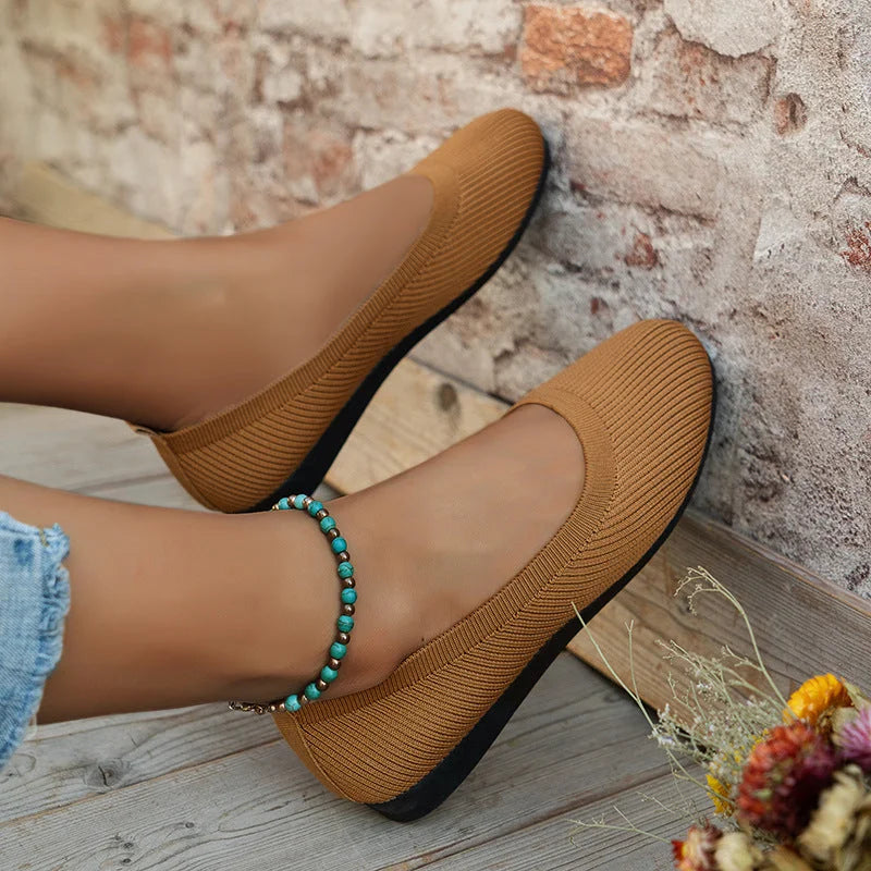 Damen Comfy Pump Schuhe | Anti-Rutsch, Atmungsaktive Komfort-Schuhe