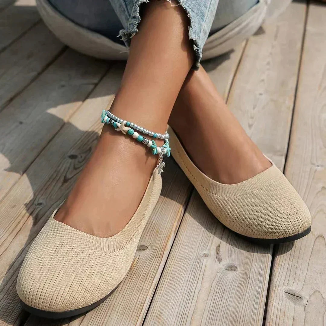 Damen Comfy Pump Schuhe | Anti-Rutsch, Atmungsaktive Komfort-Schuhe