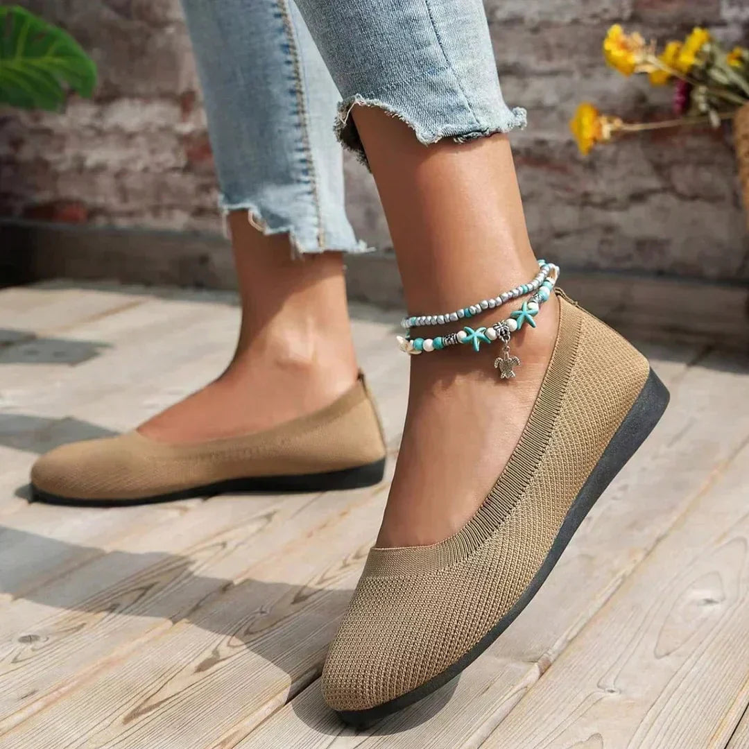 Damen Comfy Pump Schuhe | Anti-Rutsch, Atmungsaktive Komfort-Schuhe