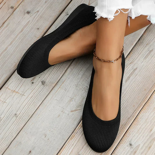 Damen Comfy Pump Schuhe | Anti-Rutsch, Atmungsaktive Komfort-Schuhe