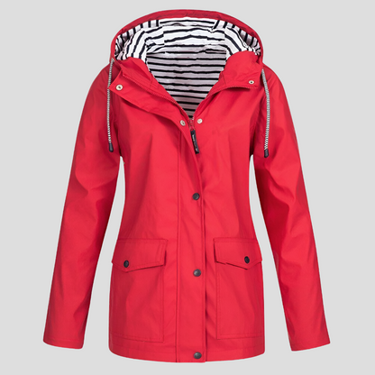 Damen Jacke – Wasserdicht & Winddicht – Mit Kapuze