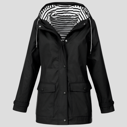 Damen Jacke – Wasserdicht & Winddicht – Mit Kapuze