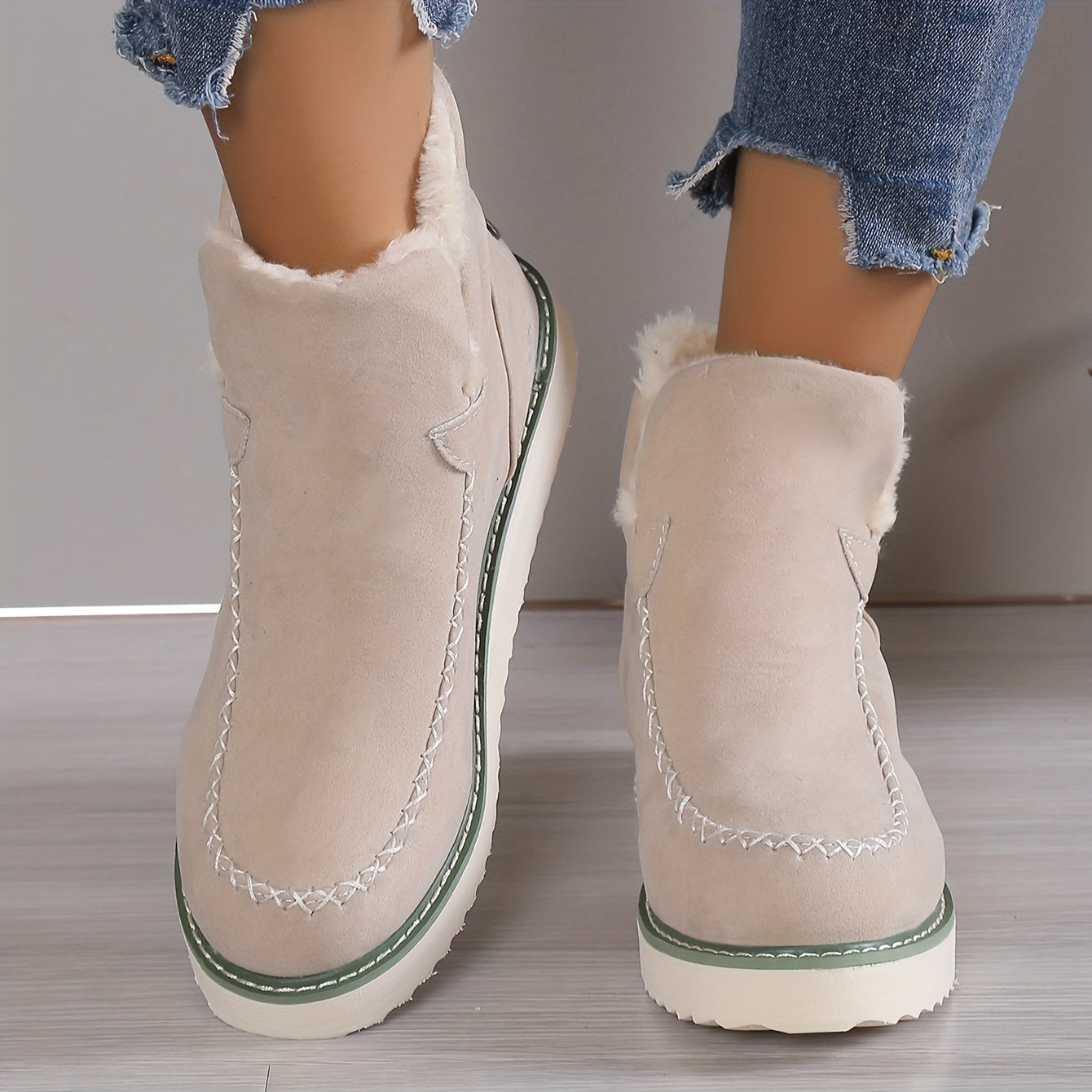 Damen Schnürstiefeletten – Warm gefüttert & bequem für den Alltag